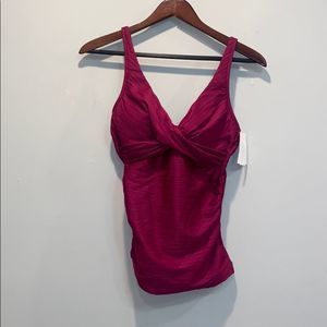 Sea Level Tankini Swimsuit Top never worn Women 6